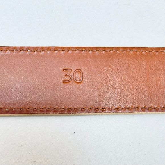 Flemings West End Womens Buckleless Belt Small Yellow Beige Lizard Skin - Picture 11 of 15